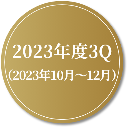 2023年度2Q（2023年7月～9月）