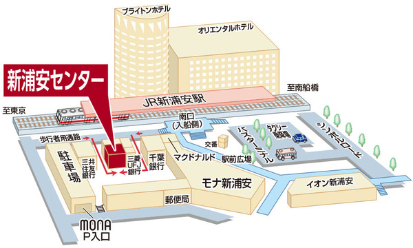 三井のリハウス 新浦安センターの店舗地図