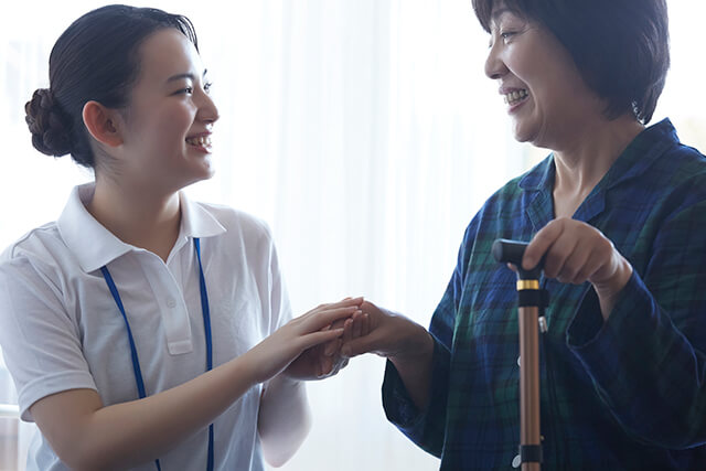 訪問看護師とシニア
