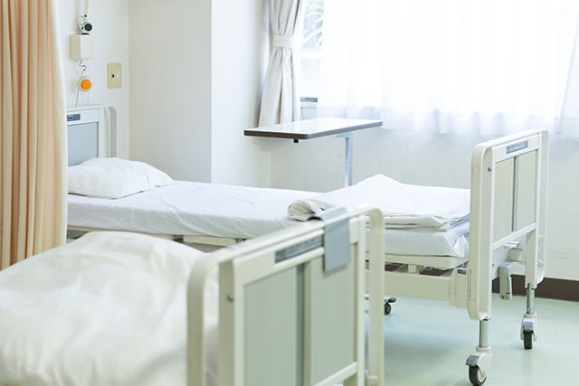病室とベッド