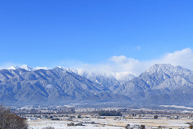 冬の北アルプス