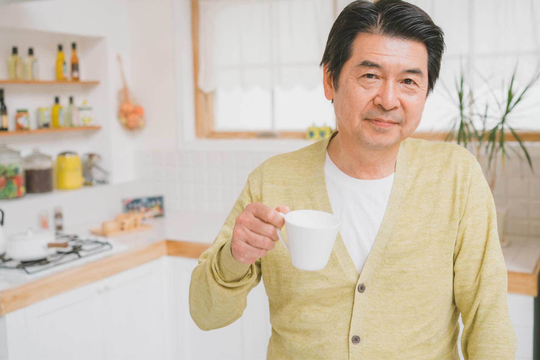 一人暮らしのシニア男性