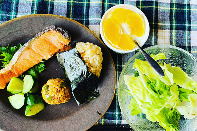 魚をメインにした食事