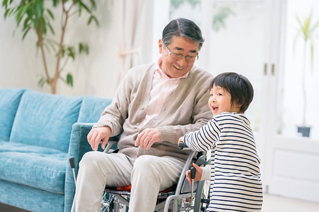 おじいちゃんと孫