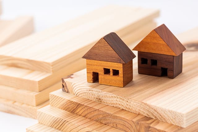 木造住宅の模型