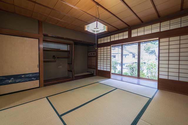 空き家の和室