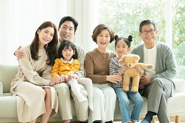 二世帯家族