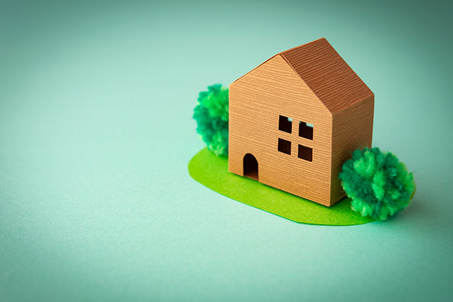 一軒の家の模型