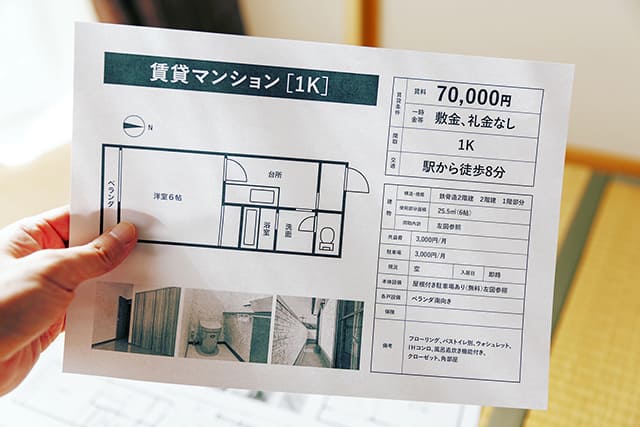 賃貸マンションの間取り図