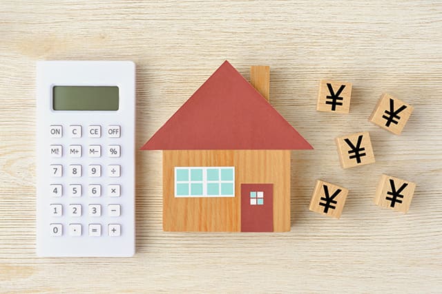 電卓と家の雑貨