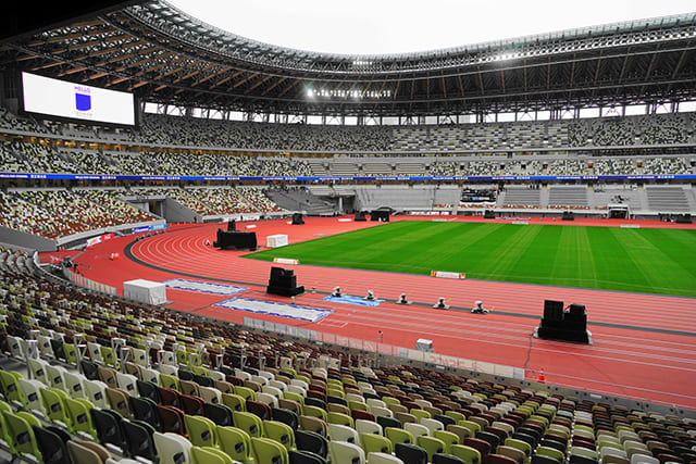 東京五輪が行われた新国立競技場