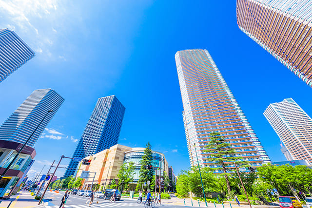 マンションと街並み