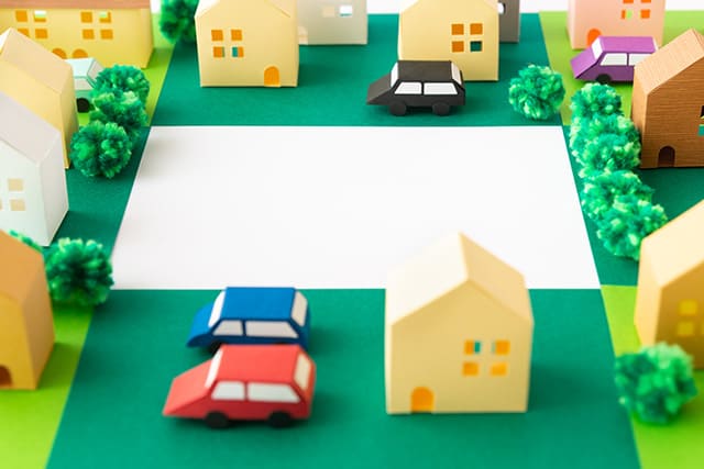 見取り図と住宅街