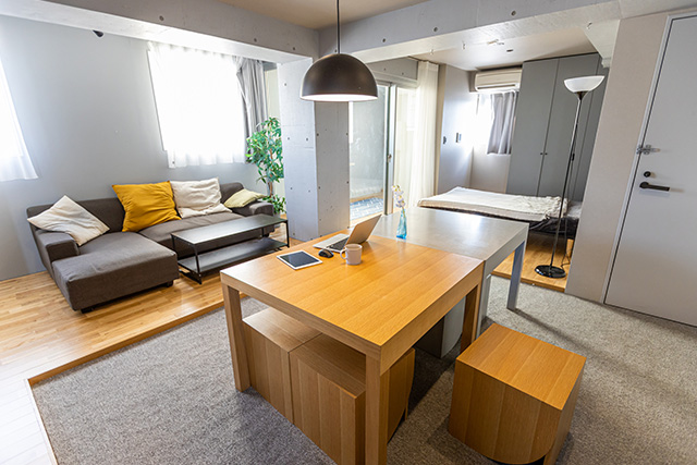 マンションの室内