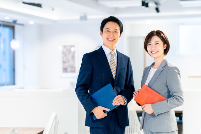 実績のある不動産会社の担当者