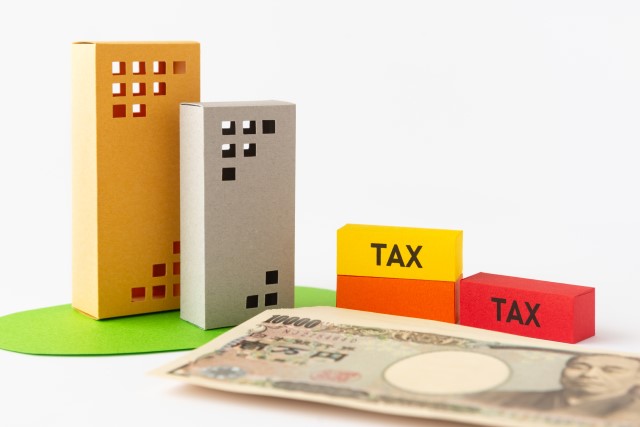 投資用マンションのミニチュアと税金