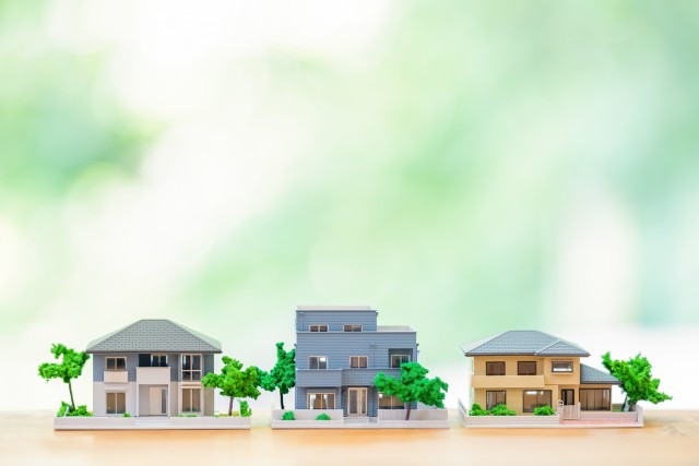 一戸建ての模型