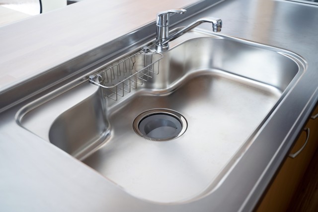 きれいに清掃されたキッチンのシンク