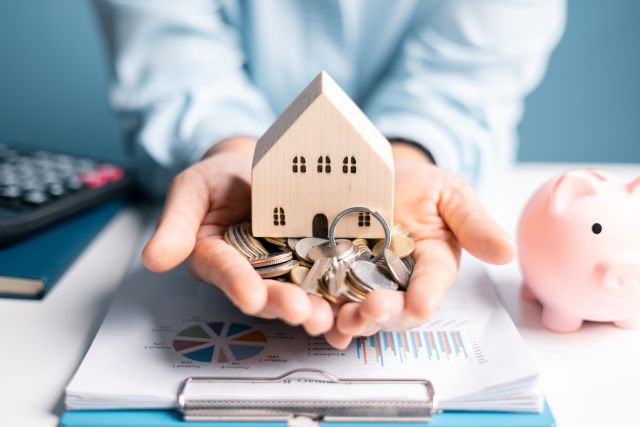 相続した不動産と硬貨