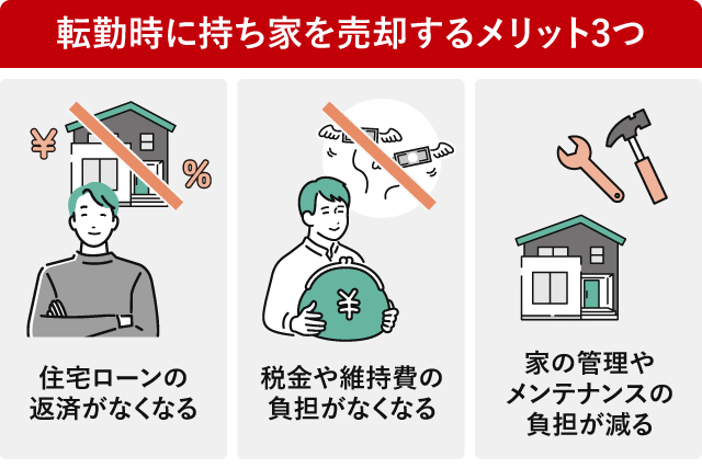 転勤時に持ち家を売却するメリット3つ
