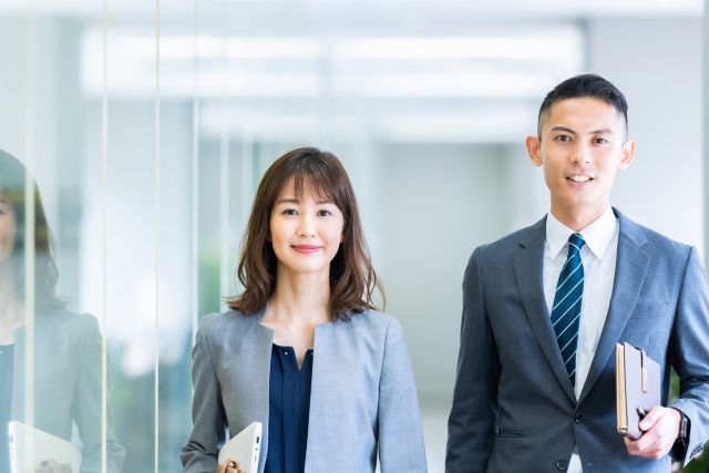 実績豊富な不動産会社の担当者