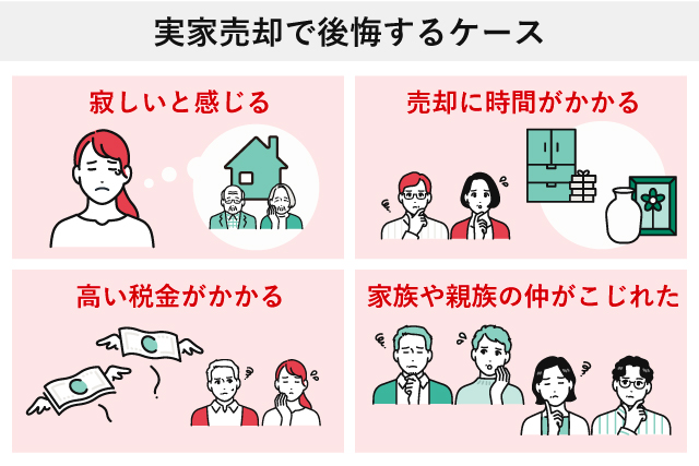 実家売却で後悔するケース