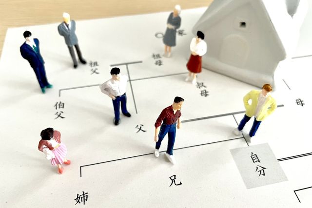 土地の名義変更にかかわる親族