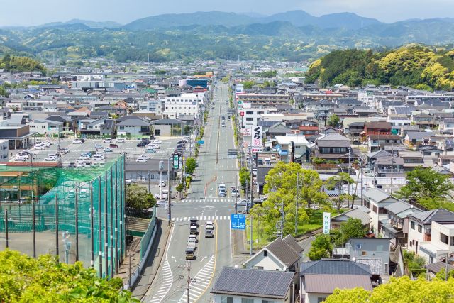 転居先の市街地