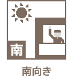 南向き