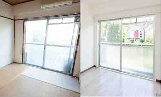 和室から洋室<span class='small'>(押入→クローゼット)</span> 和室から洋室<span class='small'>(押入→クローゼット)</span>